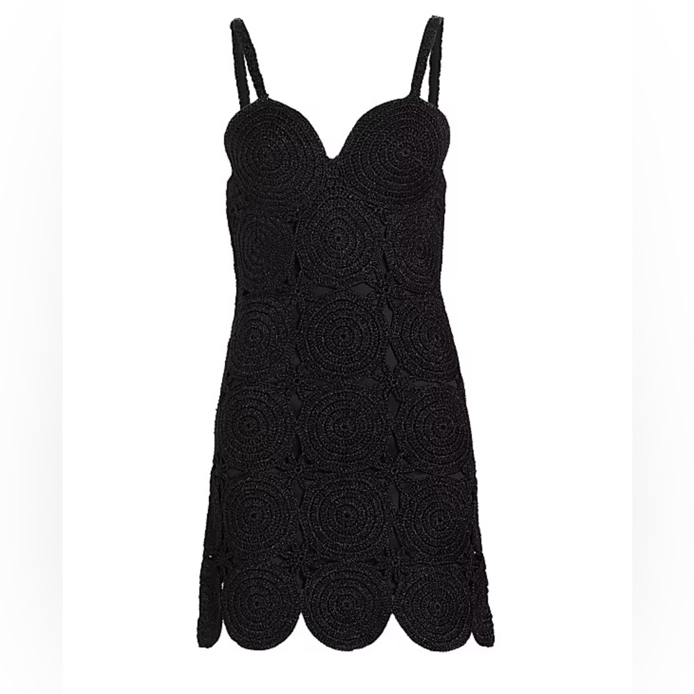 Simon Miller Elegant Black Crochet Dress